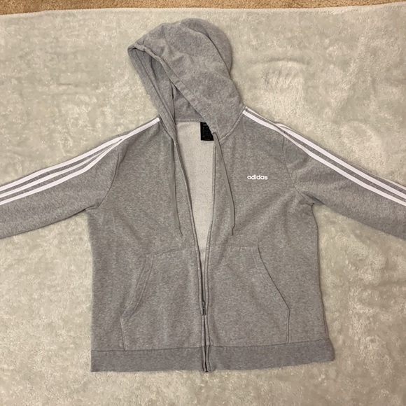 Gray Adidas Jacket - Picture 3 of 4